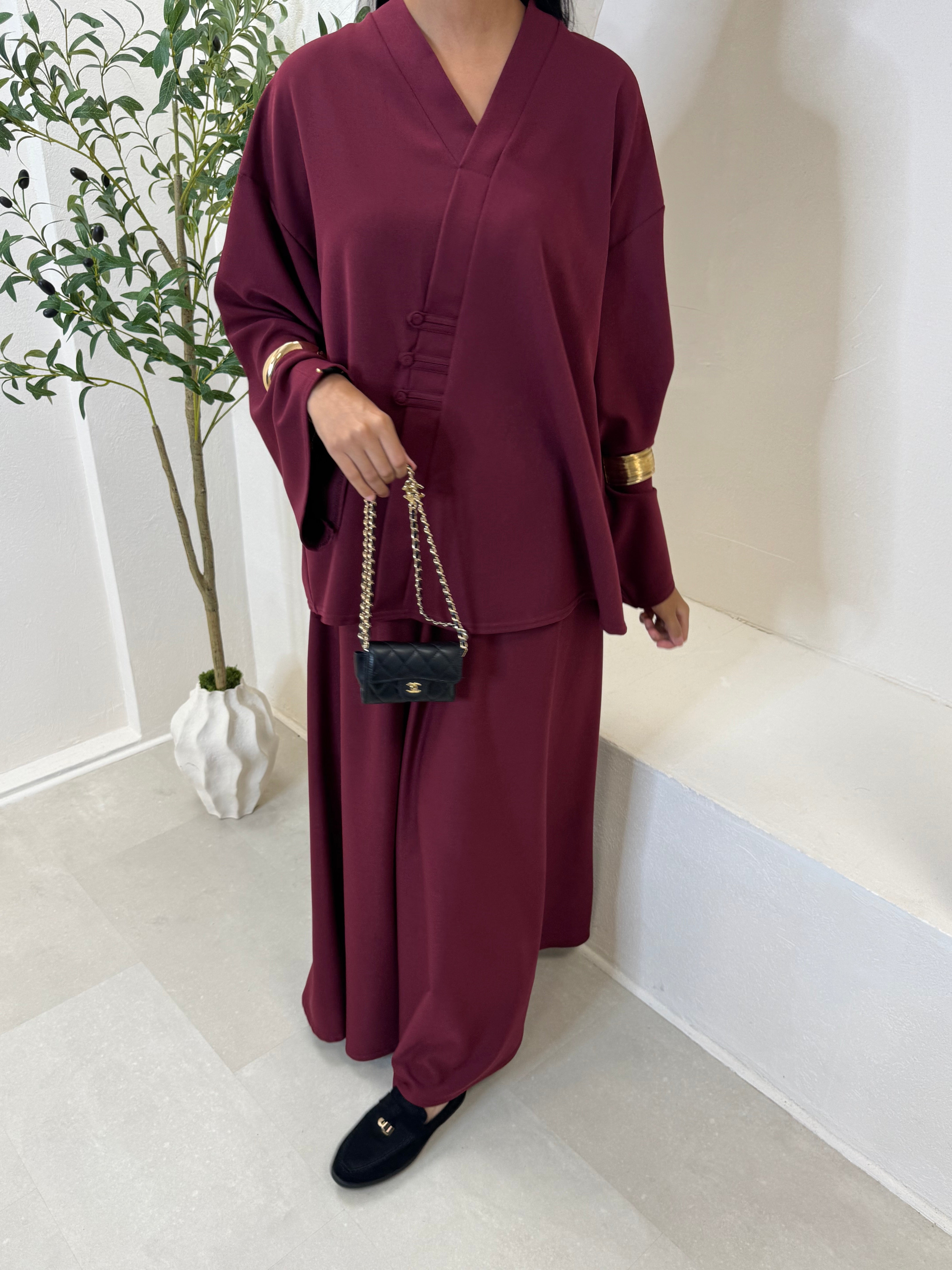 Set AKIRA bordeaux