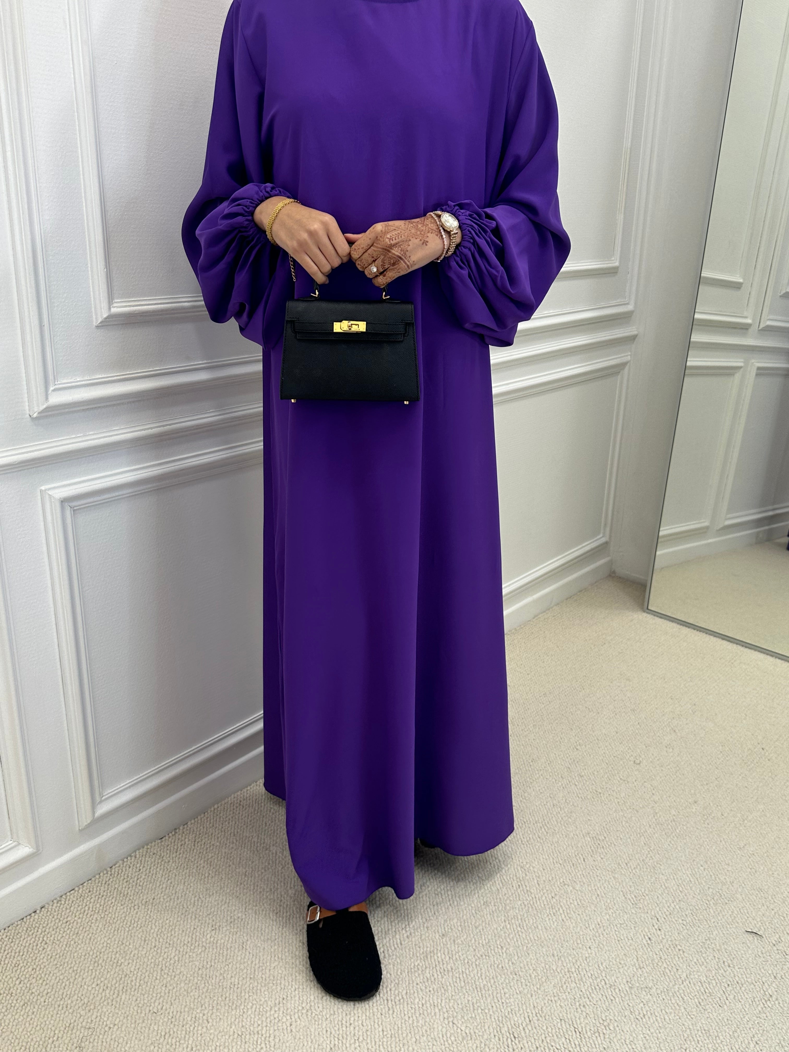 Abaya OUMEIMA violette