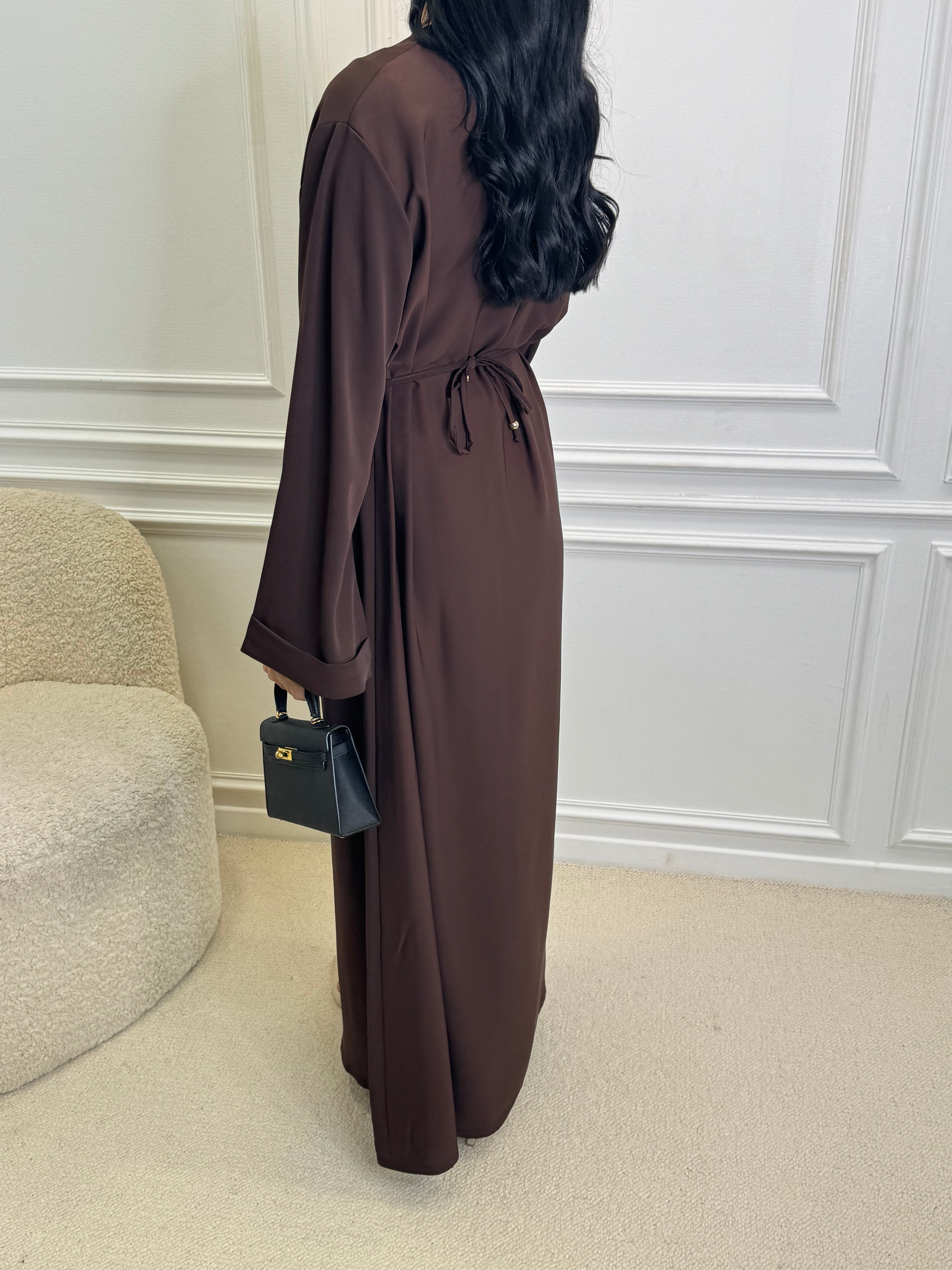 Abaya LIA chocolat