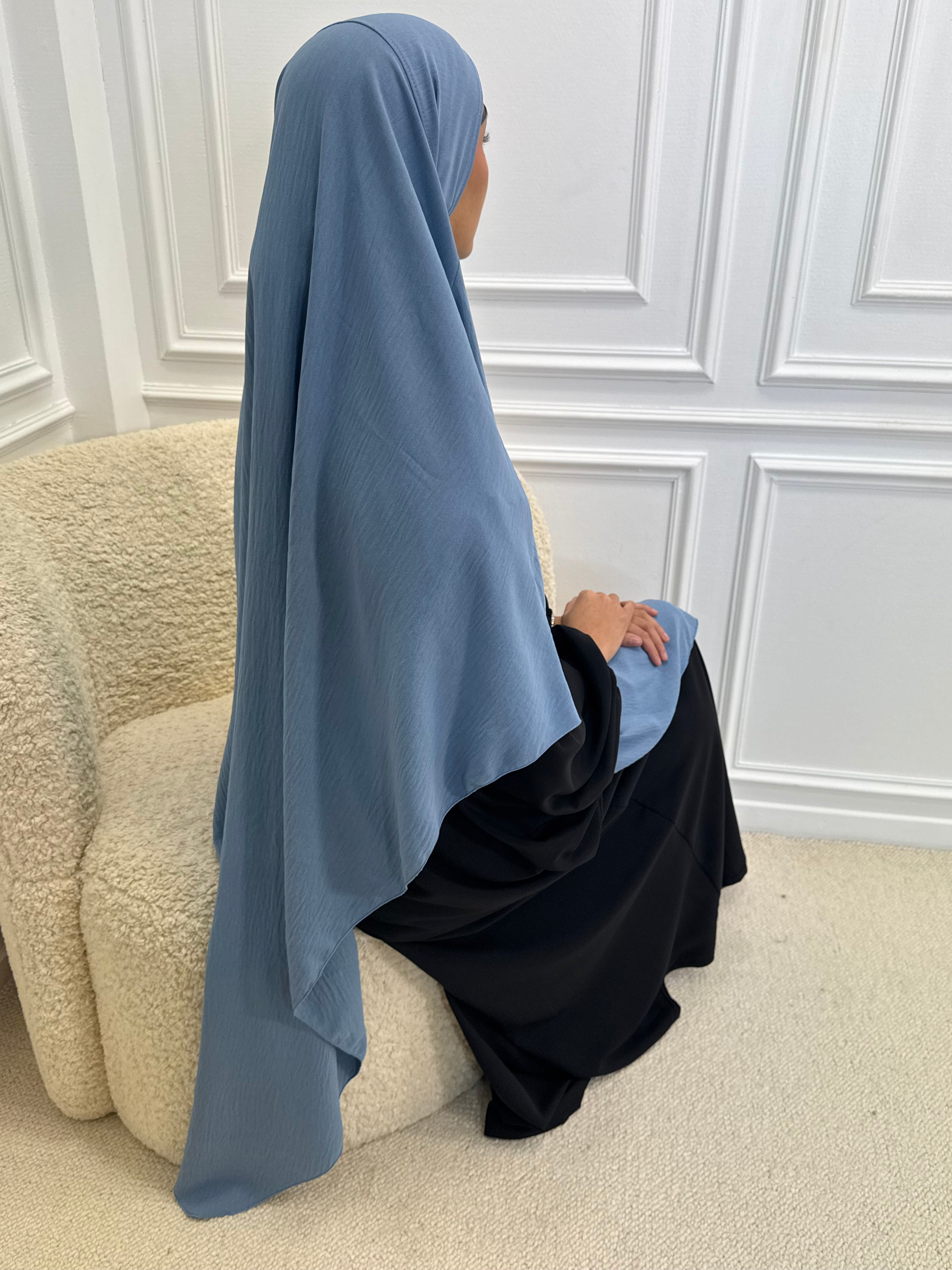 Khimar jazz bleu jean