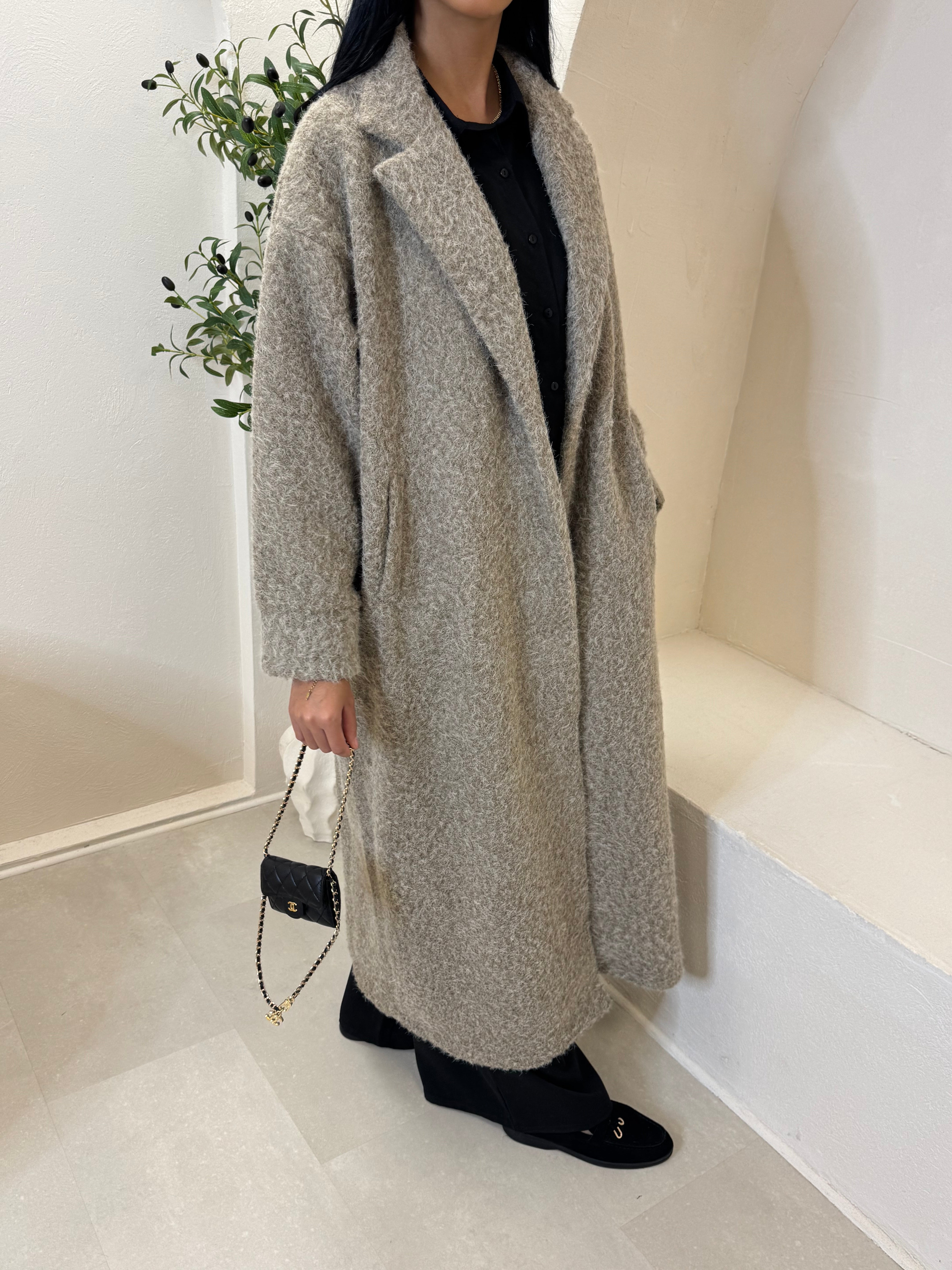 Manteau NOVA taupe