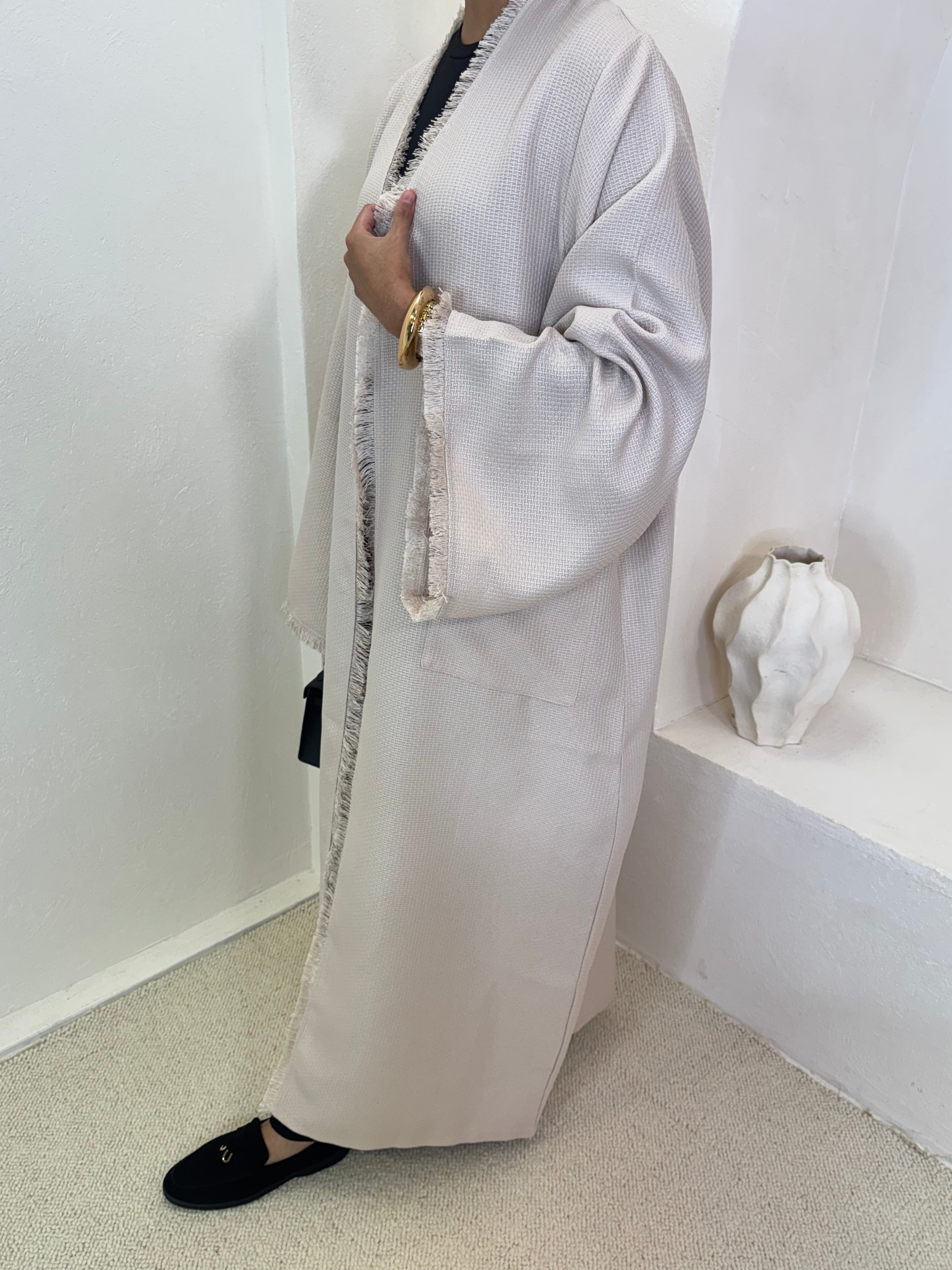 KYLA crèmekleurige kimono