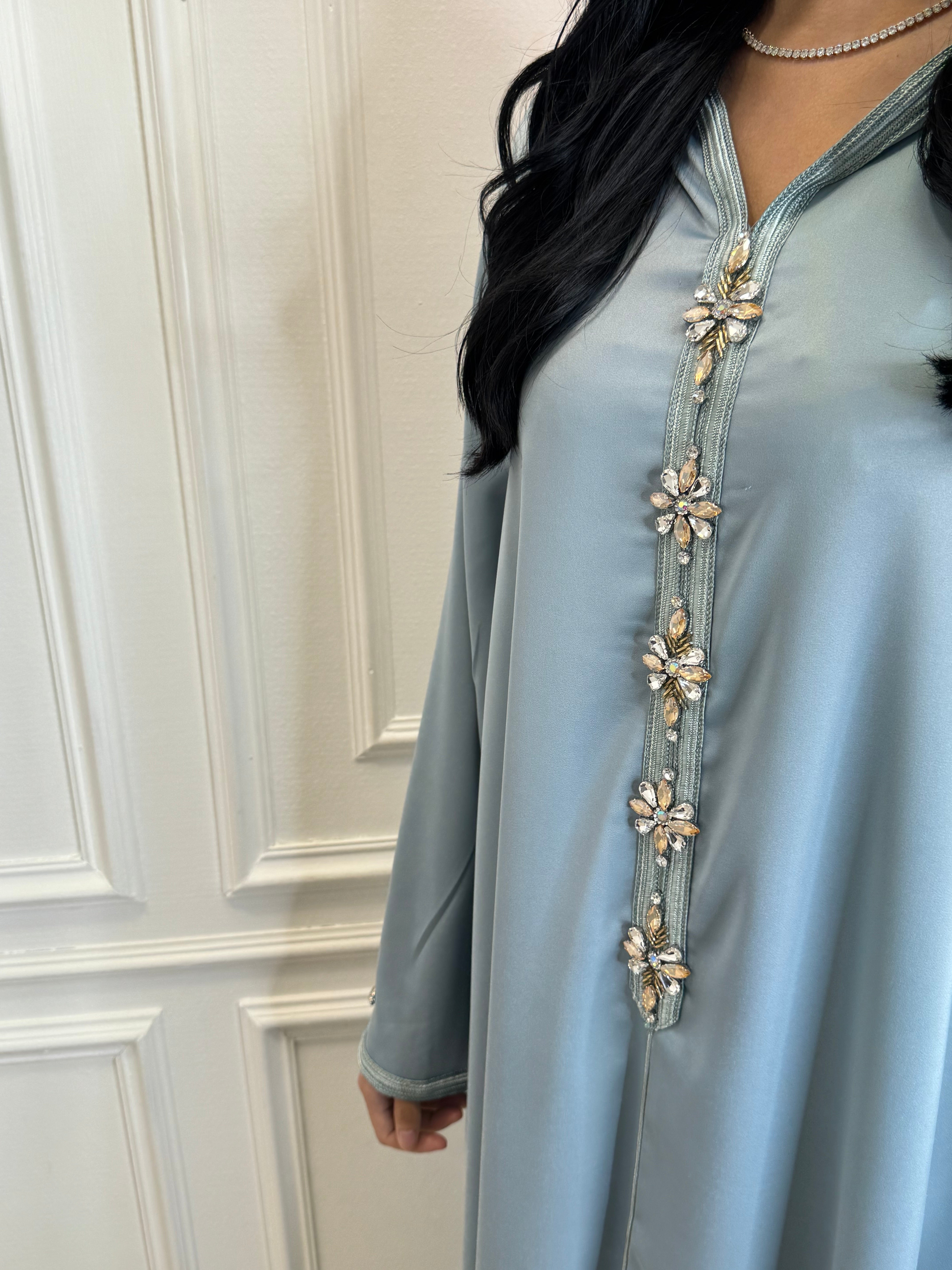Djellaba SAJA bleu