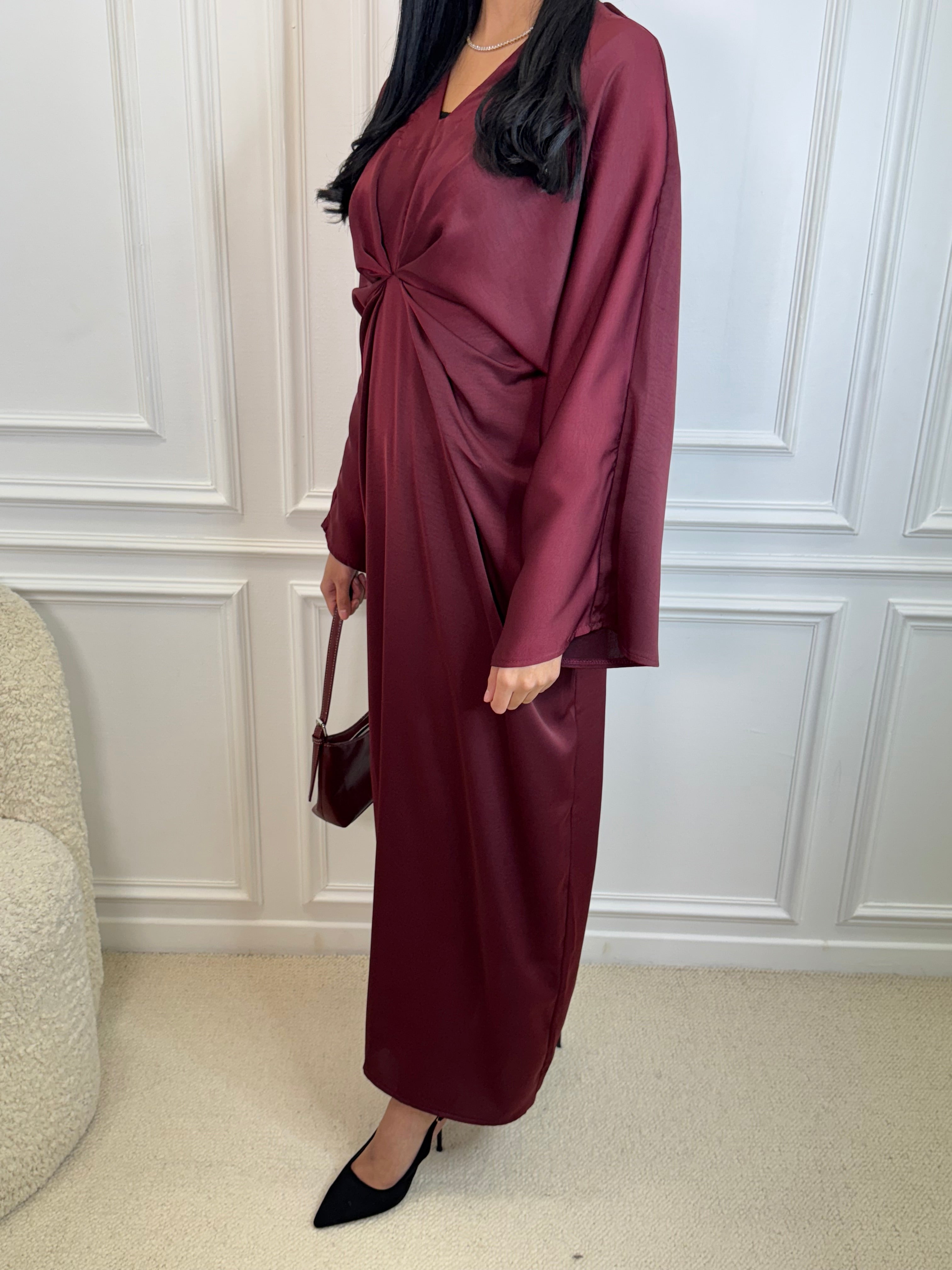 Robe AIZA bordeaux