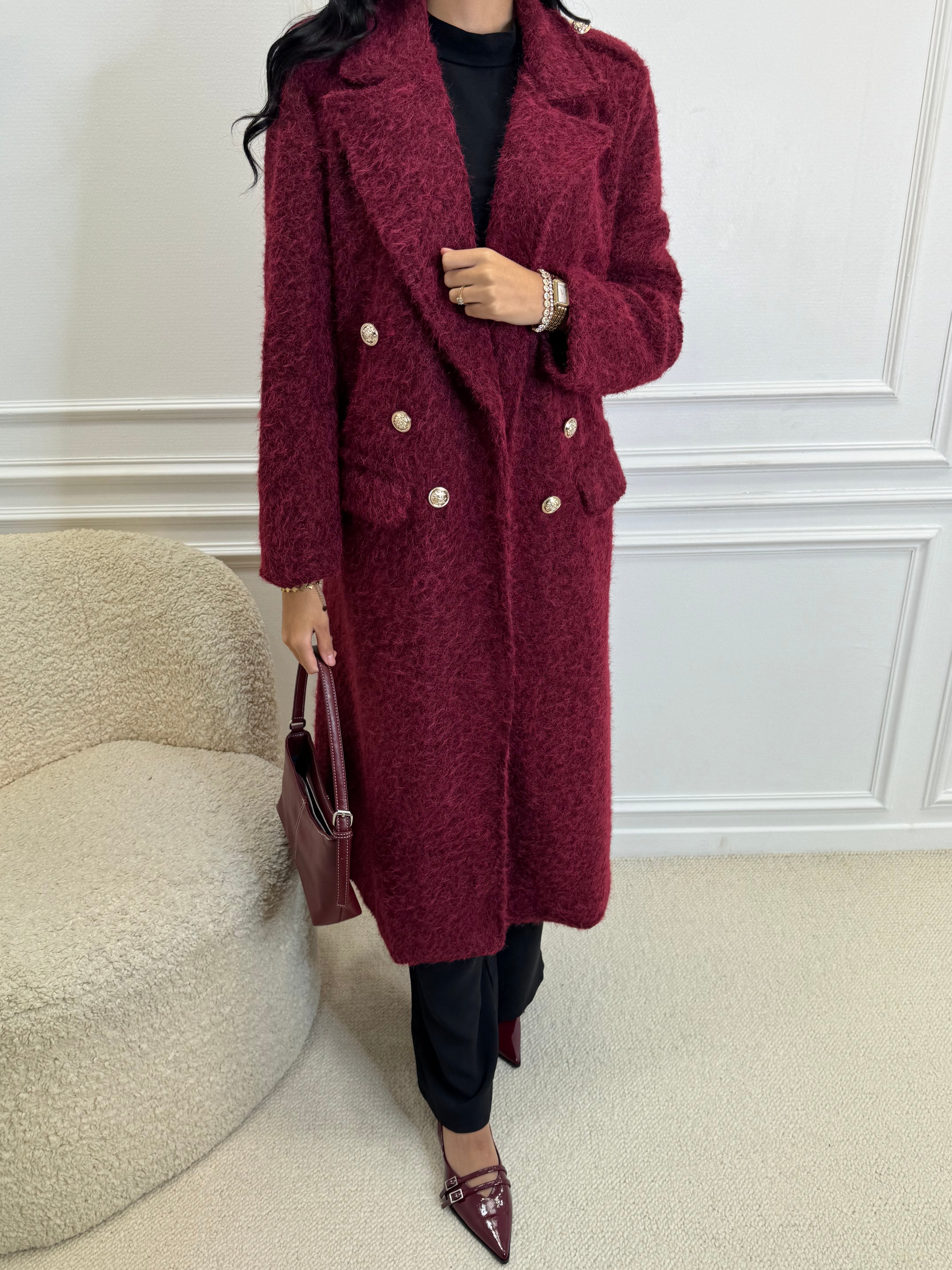 Manteau STENCY bordeaux